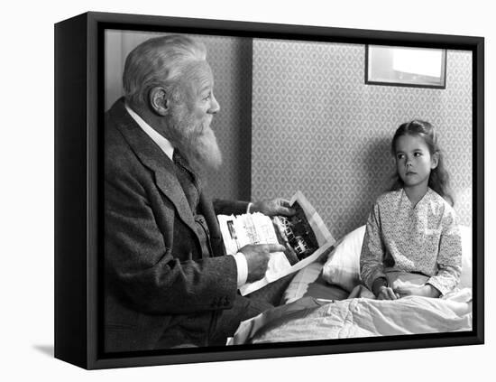 Miracle On 34Th Street, Edmund Gwenn, Natalie Wood, 1947-null-Framed Stretched Canvas