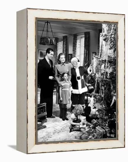 Miracle on 34Th Street, John Payne, Maureen O'Hara, Natalie Wood, Edmund Gwenn, 1947-null-Framed Stretched Canvas