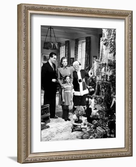 Miracle on 34Th Street, John Payne, Maureen O'Hara, Natalie Wood, Edmund Gwenn, 1947-null-Framed Photo