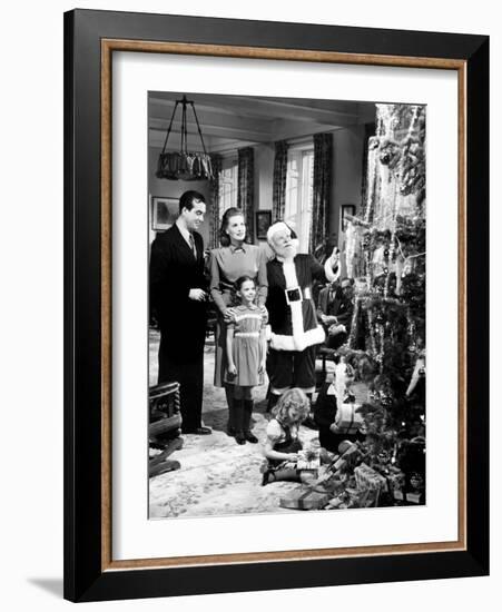 Miracle on 34Th Street, John Payne, Maureen O'Hara, Natalie Wood, Edmund Gwenn, 1947-null-Framed Photo