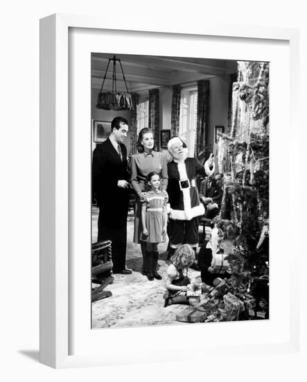 Miracle on 34Th Street, John Payne, Maureen O'Hara, Natalie Wood, Edmund Gwenn, 1947-null-Framed Photo