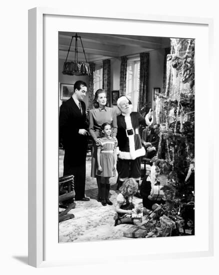 Miracle on 34Th Street, John Payne, Maureen O'Hara, Natalie Wood, Edmund Gwenn, 1947-null-Framed Photo