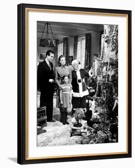 Miracle on 34Th Street, John Payne, Maureen O'Hara, Natalie Wood, Edmund Gwenn, 1947-null-Framed Photo