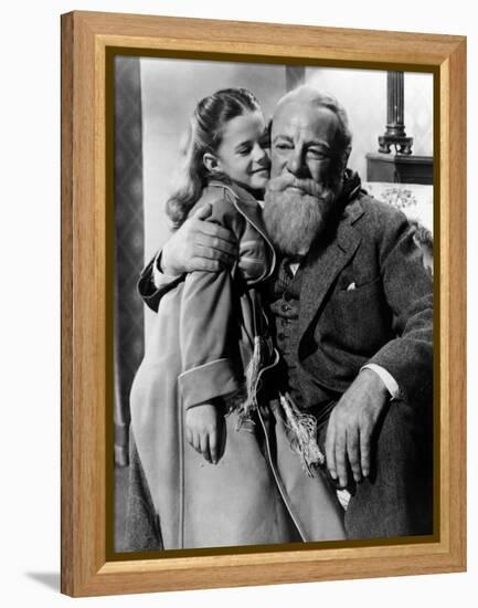 Miracle On 34Th Street, Natalie Wood, Edmund Gwenn, 1947-null-Framed Stretched Canvas