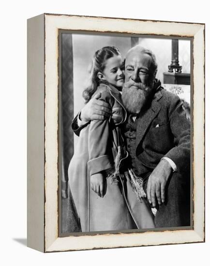 Miracle On 34Th Street, Natalie Wood, Edmund Gwenn, 1947-null-Framed Stretched Canvas