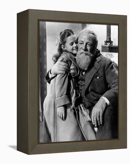 Miracle On 34Th Street, Natalie Wood, Edmund Gwenn, 1947-null-Framed Stretched Canvas