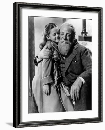 Miracle On 34Th Street, Natalie Wood, Edmund Gwenn, 1947-null-Framed Photo