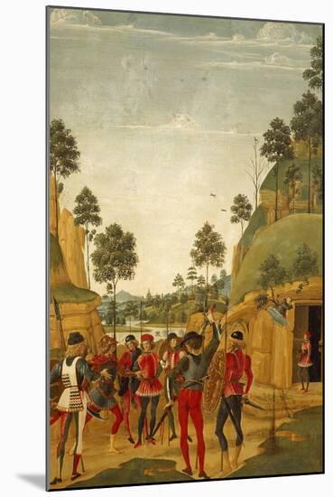 Miracles of San Bernardino: San Bernardino Appearing Post-Mortem and Setting Free Prisoner-Bernardino Pinturicchio-Mounted Giclee Print