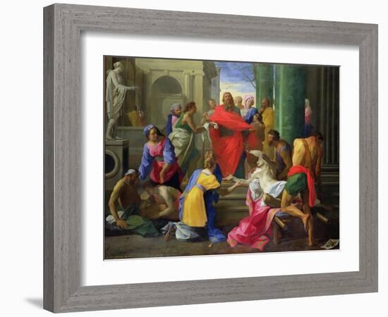 Miracles of St. Paul at Ephesus, 1693-Jean Restout-Framed Giclee Print