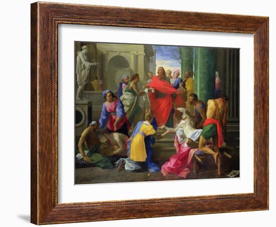 Miracles of St. Paul at Ephesus, 1693-Jean Restout-Framed Giclee Print