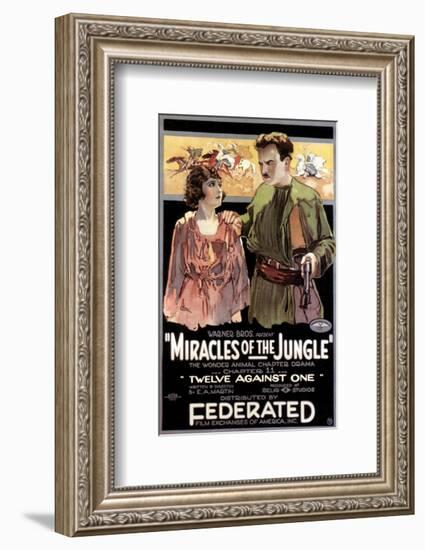 Miracles Of The Jungle - 1921-null-Framed Giclee Print