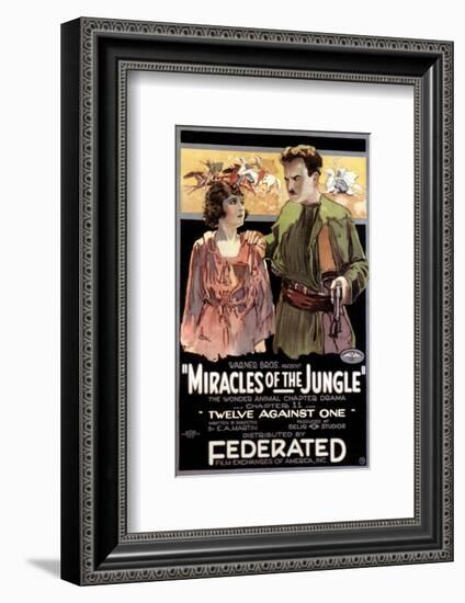 Miracles Of The Jungle - 1921-null-Framed Giclee Print