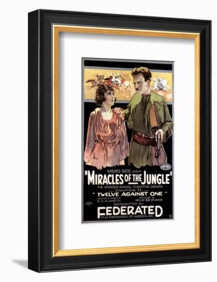 Miracles Of The Jungle - 1921-null-Framed Giclee Print