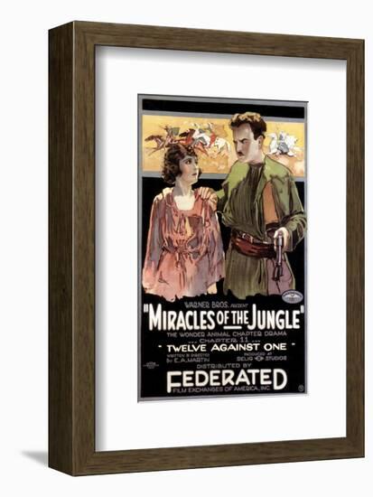 Miracles Of The Jungle - 1921-null-Framed Giclee Print