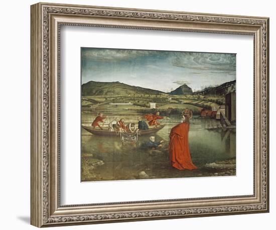 Miraculous Draught of Fish, from the Altarpiece of Cardinal Francois De Mies, C. 1444-Konrad Witz-Framed Giclee Print