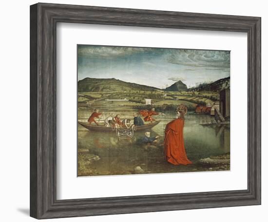 Miraculous Draught of Fish, from the Altarpiece of Cardinal Francois De Mies, C. 1444-Konrad Witz-Framed Giclee Print