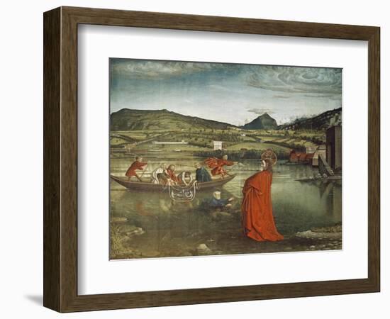 Miraculous Draught of Fish, from the Altarpiece of Cardinal Francois De Mies, C. 1444-Konrad Witz-Framed Giclee Print