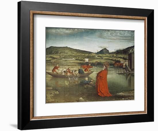 Miraculous Draught of Fish, from the Altarpiece of Cardinal Francois De Mies, C. 1444-Konrad Witz-Framed Giclee Print