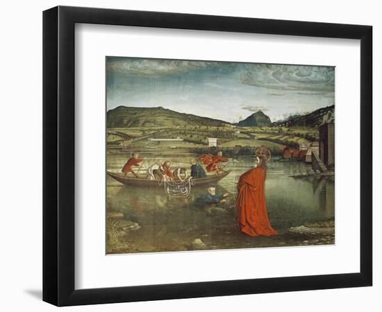 Miraculous Draught of Fish, from the Altarpiece of Cardinal Francois De Mies, C. 1444-Konrad Witz-Framed Giclee Print