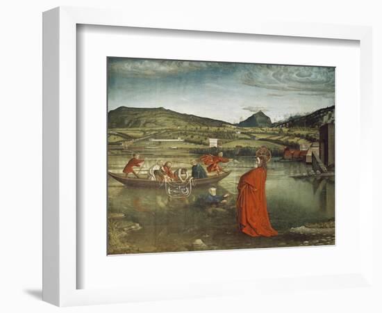 Miraculous Draught of Fish, from the Altarpiece of Cardinal Francois De Mies, C. 1444-Konrad Witz-Framed Giclee Print