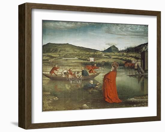 Miraculous Draught of Fish, from the Altarpiece of Cardinal Francois De Mies, C. 1444-Konrad Witz-Framed Giclee Print