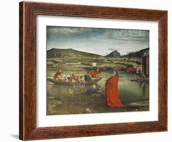 Miraculous Draught of Fish, from the Altarpiece of Cardinal Francois De Mies, C. 1444-Konrad Witz-Framed Giclee Print