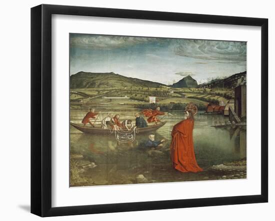 Miraculous Draught of Fish, from the Altarpiece of Cardinal Francois De Mies, C. 1444-Konrad Witz-Framed Giclee Print