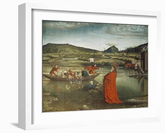 Miraculous Draught of Fish, from the Altarpiece of Cardinal Francois De Mies, C. 1444-Konrad Witz-Framed Giclee Print