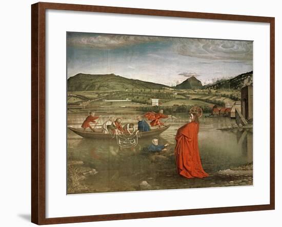 Miraculous Draught of Fishes, from the Altarpiece of Cardinal Francois De Mies, C.1444-Konrad Witz-Framed Giclee Print