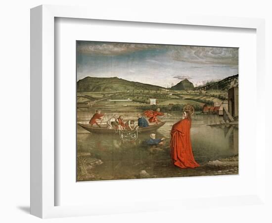 Miraculous Draught of Fishes, from the Altarpiece of Cardinal Francois De Mies, C.1444-Konrad Witz-Framed Premium Giclee Print