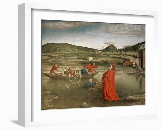 Miraculous Draught of Fishes, from the Altarpiece of Cardinal Francois De Mies, C.1444-Konrad Witz-Framed Giclee Print