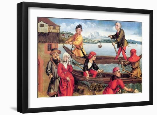 Miraculous Salvation of a Drowned Boy-Albrecht Dürer-Framed Art Print