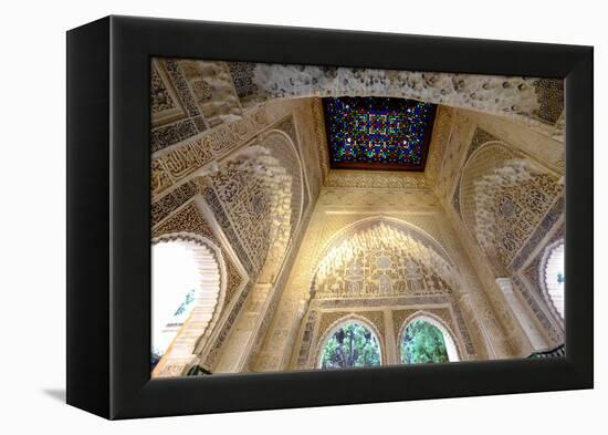 Mirador De Daraxa O Lindaraja, Palacio De Los Leones, the Alhambra, Granada, Andalucia, Spain-Carlo Morucchio-Framed Premier Image Canvas