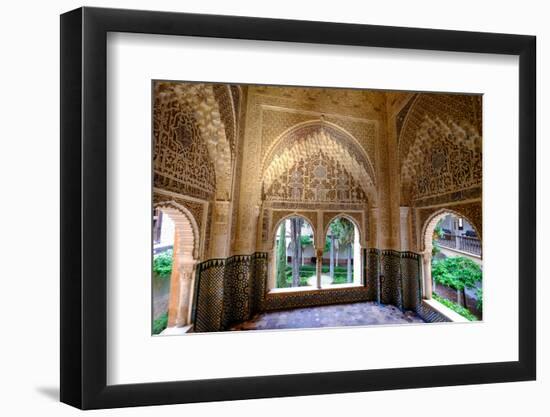 Mirador De Daraxa O Lindaraja, Palacio De Los Leones, the Alhambra, Granada, Andalucia, Spain-Carlo Morucchio-Framed Photographic Print