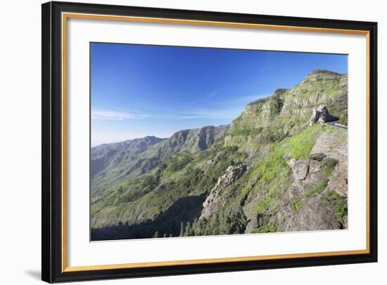 Mirador De Roques, Degollada De Agando, La Gomera, Canary Islands, Spain, Europe-Markus Lange-Framed Photographic Print