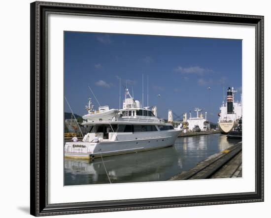 Miraflores Locks, Panama Canal, Panama, Central America-Sergio Pitamitz-Framed Photographic Print