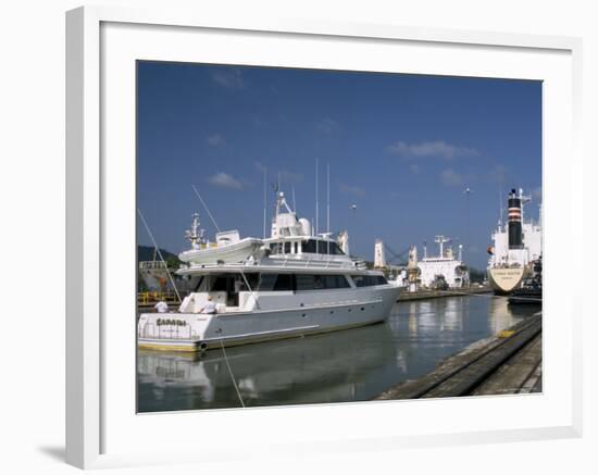 Miraflores Locks, Panama Canal, Panama, Central America-Sergio Pitamitz-Framed Photographic Print