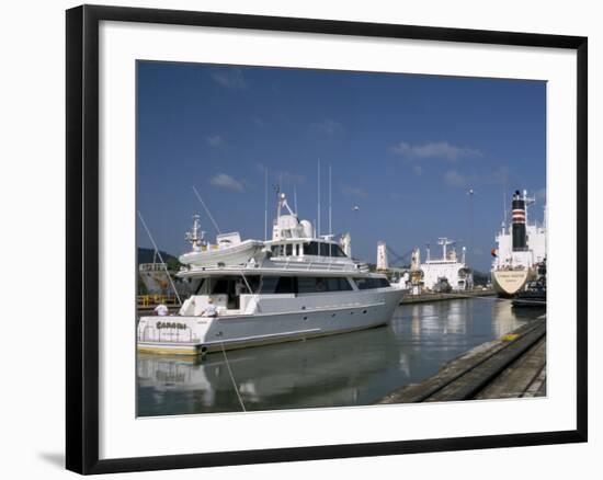 Miraflores Locks, Panama Canal, Panama, Central America-Sergio Pitamitz-Framed Photographic Print