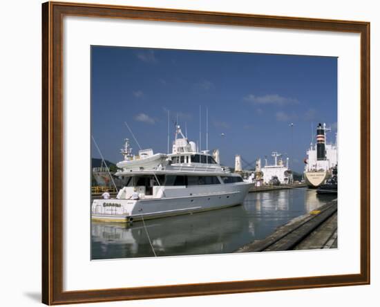 Miraflores Locks, Panama Canal, Panama, Central America-Sergio Pitamitz-Framed Photographic Print