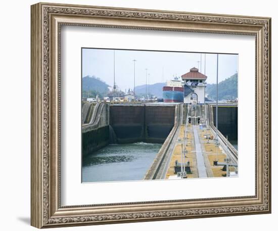 Miraflores Locks, Panama Canal, Panama, Central America-Sergio Pitamitz-Framed Photographic Print