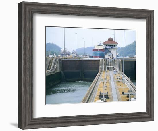 Miraflores Locks, Panama Canal, Panama, Central America-Sergio Pitamitz-Framed Photographic Print