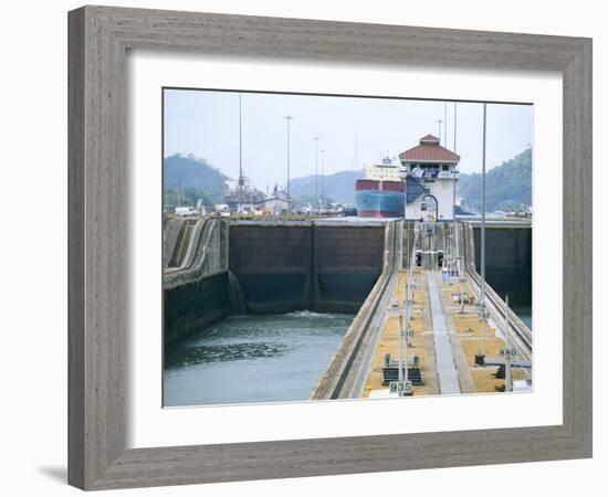 Miraflores Locks, Panama Canal, Panama, Central America-Sergio Pitamitz-Framed Photographic Print