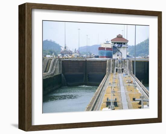 Miraflores Locks, Panama Canal, Panama, Central America-Sergio Pitamitz-Framed Photographic Print