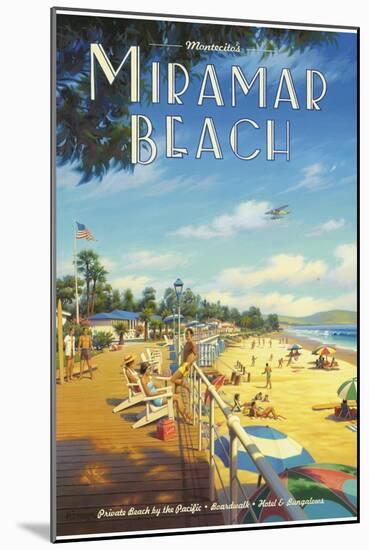 Miramar Beach, Montecito California-Kerne Erickson-Mounted Art Print