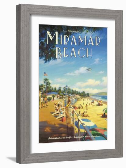 Miramar Beach, Montecitos-Kerne Erickson-Framed Art Print