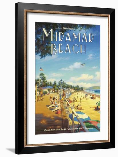 Miramar Beach, Montecitos-Kerne Erickson-Framed Art Print