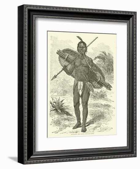 Mirambo, the Great African Chief-null-Framed Giclee Print