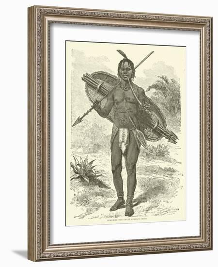 Mirambo, the Great African Chief-null-Framed Giclee Print