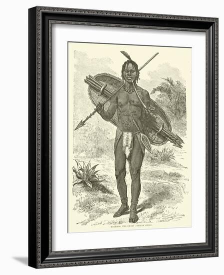 Mirambo, the Great African Chief-null-Framed Giclee Print
