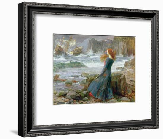 Miranda, 1916-John William Waterhouse-Framed Premium Giclee Print